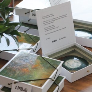 presente | Caixa Ágata Collab Ambar + Alessandra Mattar