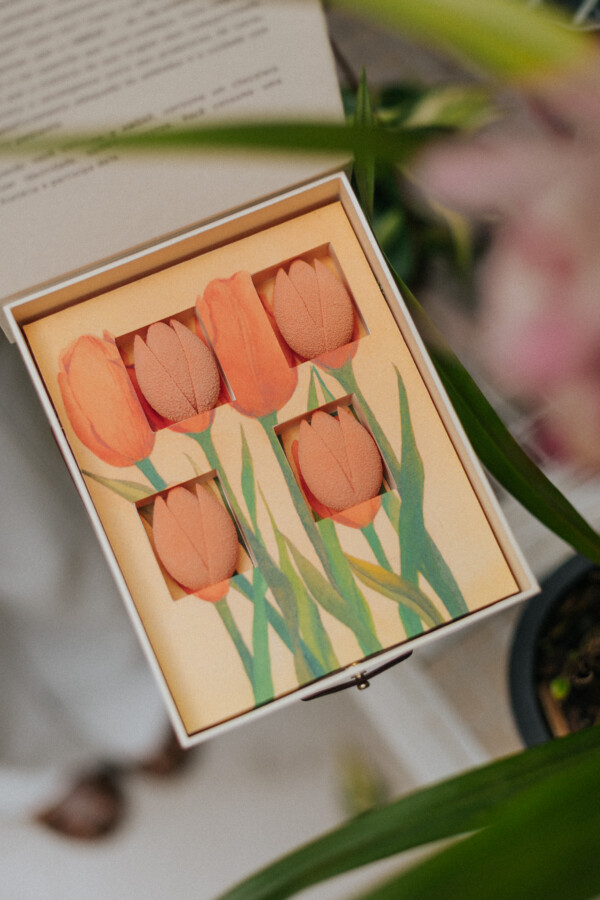 presente | caixa tulipa